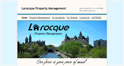 Desktop Screenshot of larocquepropertymanagement.com